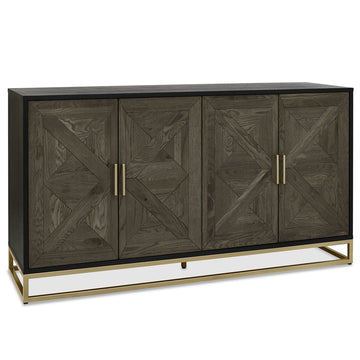 Bentley Designs Athena Fumed Oak Wide Sideboard